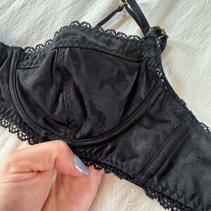 Stella McCartney Black Bralette- from HORSE POWER Kendall Jenner Campaign